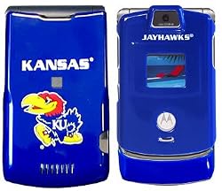 Kansas Jayhawks Razor V3 Cell Phone Cover/Case - NCAA College Athletics Fan Shop Sports Team Merchandise