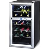 Kalorik Thermoelectric Dual-Zone 18-Bottle Ventilated Wine Cooler