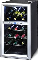 Kalorik Thermoelectric Dual-Zone 18-Bottle Ventilated Wine Cooler