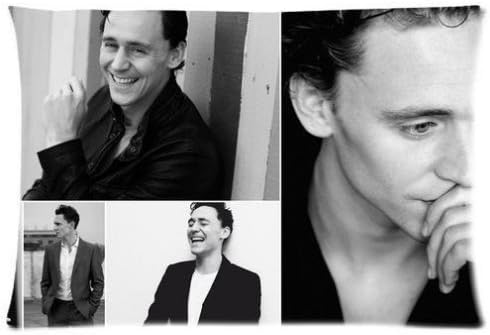 Qezi Tom Hiddleston Checked Design Custom Zippered Rectangle Pillow Case Pillowcases Cover Size:20"x 30" (Two Sides)