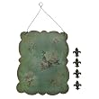 Magnetic Metal Wall Plaque with Magnets- Blue Roses