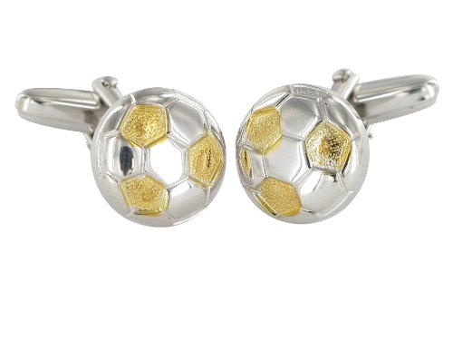 Grom Manschettenknöpfe Fußball EM 2012 FBA2511bi “Made in Germany – Pforzheim”