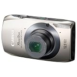 Canon PowerShot ELPH 500 HS 12.1 MP CMOS Digital Camera with Full HD Video and Ultra Wide Angle Lens (Silver)