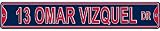 13 Omar Vizquel Authentic Street Sign