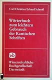 Produkt-Bild: W&ouml;rterbuch zum leichteren Gebrauch der Kantischen Schriften