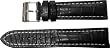 NEW BREITLING 22/20 BLACK CROCODILE PATTERN STRAP