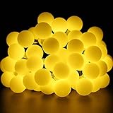 Coomatec LED30球 ソーラーイルミネーションライト ガーデンライト ウォーム 光センサー内蔵　2つ発光モード クリスマス、新年、結婚式、パーティーなどの祝日用SS-30BBY