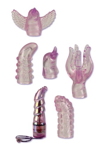 California Exotics Waterworks Waterproof Mini 6 Pak Vibrator and Sleeves