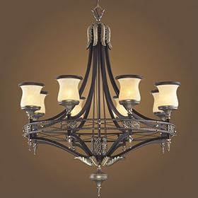 ELK Lighting Georgian Court Eight Light Chandelier