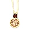 Eye of Ra Pendant with Adjustable Slip Knot Necklace