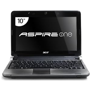 Acer Aspire One AOD150-1577 10.1-Inch Diamond Black Netbook - 6.5 Hour Battery Life