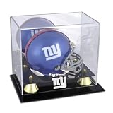 New York Giants Golden Classic Deluxe Mini Helmet Display Case