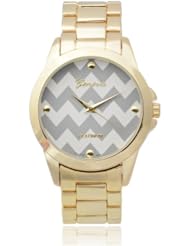 Brinley Co. Womens Metal Link Watch