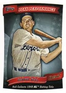 George Kell 2010 Topps Peak Performance Baseball Card #PP-55