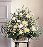 Flowers - Sympathy Basket In White