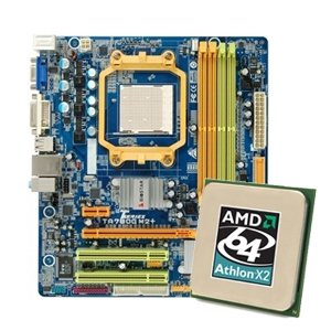 41Oq5cR3lIL Biostar TA780G M2+ Motherboard CPU Bundle   AMD Athlon 64 X2 5000+ 2.60GHz OEM Processor