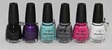 China Glaze Crackle Shatter 6 bottle set - similar to OPI black shatter