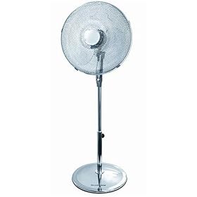 16" F055 CHROME 3-Speed Oscillating Pedestal (stand) Fan