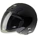 FM F18 Helm M Jet/Visier, schwarz matt