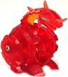 Bakugan B2 New Vestroia LOOSE Single Figure Pyrus Nova 12 [Red] TRANSLUCENT Single Headed Hydranoid