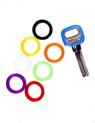Tgp Silicone Key cap Sleeve Rings Key Identifier Rings Label ID Perfect Coding System To Identify Your Key in 8 Different Colors