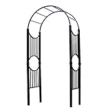国華園 アルミ製アーチ・メリオル 1個 幅133×奥行77×全高287cm(埋込脚部58cm) アルミ バラアーチ