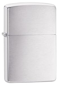 Zippo Brushed Chrome Pocket Lighter