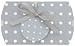 The Gift Wrap Company Holiday Gift Card Pouch, Silver Classic Dots, 12-Count