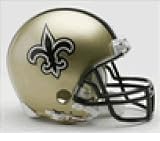 New Orleans Saints Replica Mini Riddell Helmet
