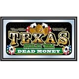 Personalized Texas Hold 'em Framed Poker Mirror -DEAD MONEY