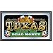 Personalized Texas Hold 'em Framed Poker Mirror -DEAD MONEY