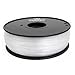 Gizmo Dorks 3mm (2.85mm) Nylon Filament 1kg / 2.2lbs for 3D Printers, Natural Clear