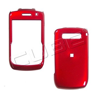 Blackberry Curve/Javelin 8900 – LEATHER BURNT ORANGE – Hard Case/Cover/Faceplate/Snap On/Housing