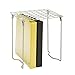 Honey-Can-Do BTS-06607 Freestanding Folding Steel Locker Shelf, Silver, 11L x 9.25W x 12.75H