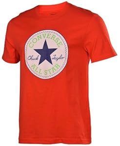 Converse Men's Chuck Taylor All Star Patch T-Shirt-Red-2XL
