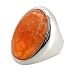 Smithsonian Fire Agate Ring (Size 9)