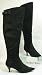 Damen Stiefel Overknees schwarz