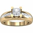 14K Yellow Gold Diamond Engagement Ring - 1.00 Ct.