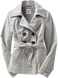 Old Navy Womens Cropped Jersey-Lined Trench Coats