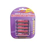Lenmar Battery, PRO, AAA, 10 Pack, 1.2V 1000mAh NI-MH