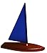 ONLY $7.95 WITH FREE SHIPPING!!! (Applied at Checkout) - T5 Sailboat (Blue) - Floating Toy Boat, Model Sailboat, Toy Sailboats that Sail, Toy Sailboats that Float, Toy Sailboat Wood, Wooden