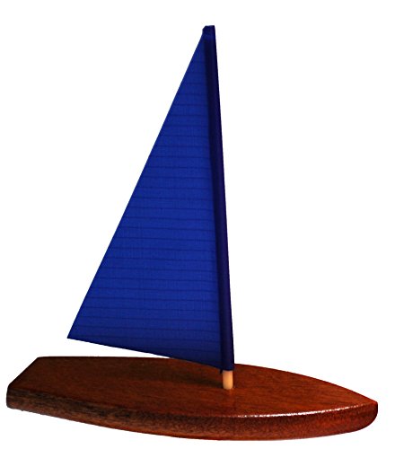 ONLY $7.95 WITH FREE SHIPPING!!! (Applied at Checkout) - T5 Sailboat (Blue) - Floating Toy Boat, Model Sailboat, Toy Sailboats that Sail, Toy Sailboats that Float, Toy Sailboat Wood, Wooden
