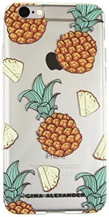 Gina Alexander iPhone 6 Plus Transparent Case (Happy Pineapples)