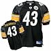 Pittsburgh Steelers Troy Polamalu Authentic Black Jersey