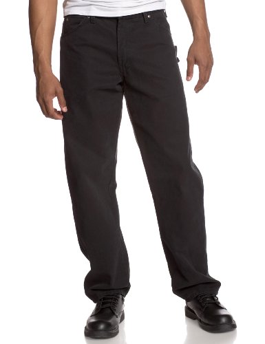 Men's Dickies Relaxed Straight Fit Weatherford Work Pants, BLACK, W32 L34