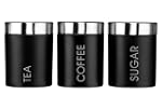 Premier Housewares Black Enamel Tea,...