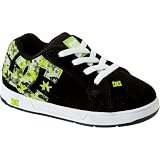 DC Court Graffik Elastic Shoe - Toddlers' Black/Soft Lime, 6.0