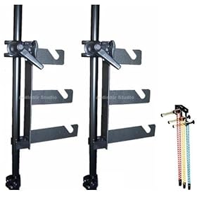 Ardinbir 3x Chain Drive Photography Background Backdrop Support System with Hooks, Rollers, Chains and clamps - Mounted on Background Stand, Autopole, Wall or Ceiling