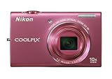 Nikon COOLPIX S6200 16 MP Digital Camera with 10x Optical Zoom NIKKOR ED Glass Lens and HD 720p Video (Pink)