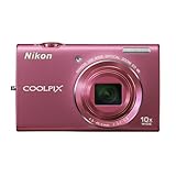 Nikon COOLPIX S6200 16 MP Digital Camera with 10x Optical Zoom NIKKOR ED Glass Lens and HD 720p Video (Pink)
